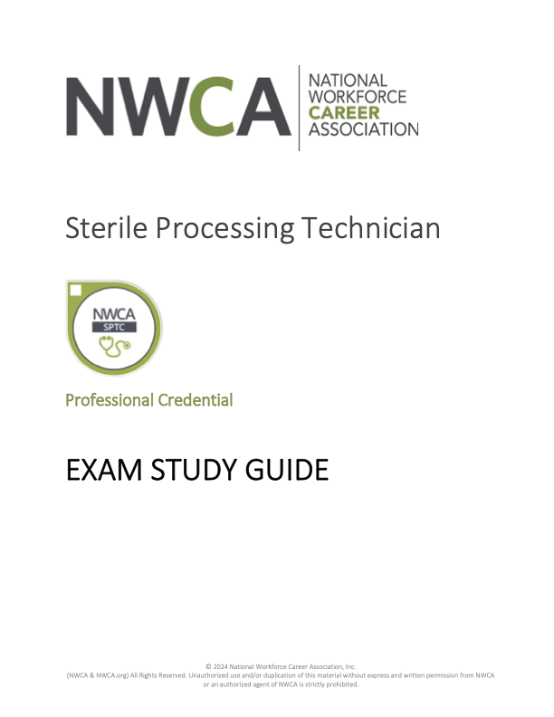 Sterile Processing Technician Certification PDF File